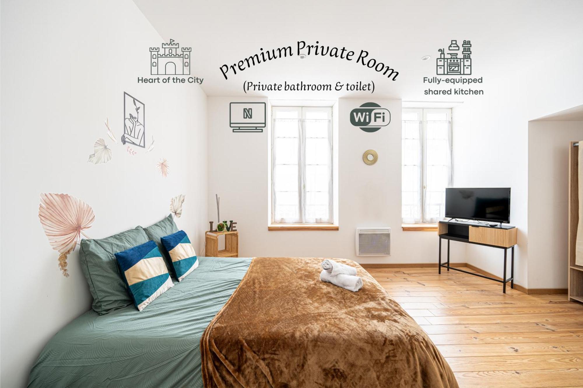 Chambre Privee Premium "La Suite Prestige" Pau Bagian luar foto